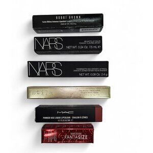 NARS MAC Bobbi Brown Stila One/Size 6pc Makeup Bundle NIB Assorted Shades
